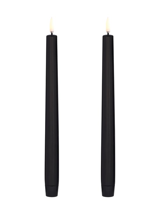 UYUNI - Taper LED -pöytäkynttilä, 2 kpl - BLACK - photo 1 UYUNI - Taper LED -pöytäkynttilä, 2 kpl - BLACK | Stockmann - photo 1
