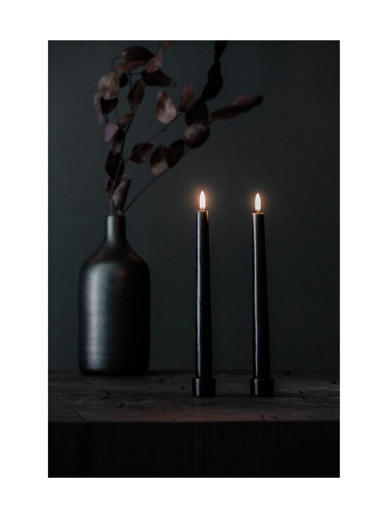 UYUNI - Taper LED -pöytäkynttilä, 2 kpl - BLACK - photo 3 UYUNI - Taper LED -pöytäkynttilä, 2 kpl - BLACK | Stockmann - photo 3
