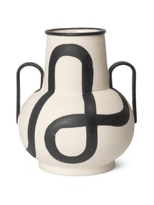 Ferm Living - Vaas Trace 37,5 cm - OFF-WHITE Ferm Living - Vaas Trace 37,5 cm - OFF-WHITE | Stockmann