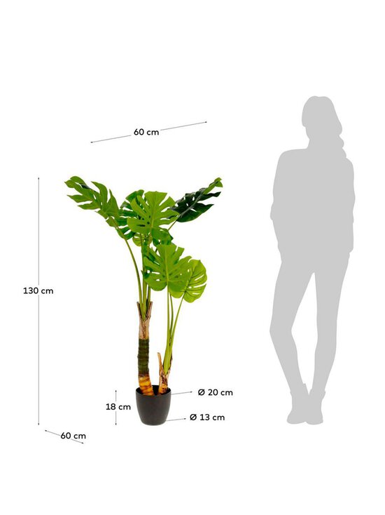 Kave Home - Monstera-tekokasvi - VIHREÄ - photo 2 Kave Home - Monstera-tekokasvi - VIHREÄ | Stockmann - photo 2