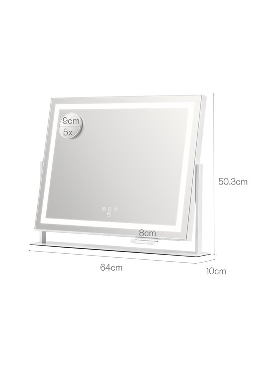 EC By Wilfa - Sparkle Stockholm Style Vanity -meikkipeili - WHITE | Stockmann - photo 3