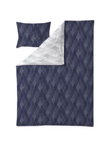 Finlayson - Säihke-pussilakanasetti - DARK BLUE/WHITE | Stockmann