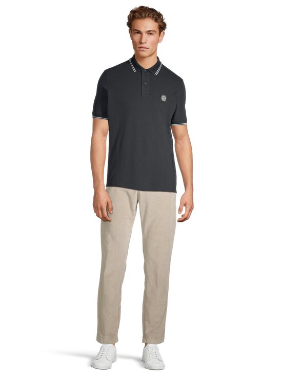 Stone Island - Logo-pikeepaita - V0020 NAVY BLUE | Stockmann - photo 2