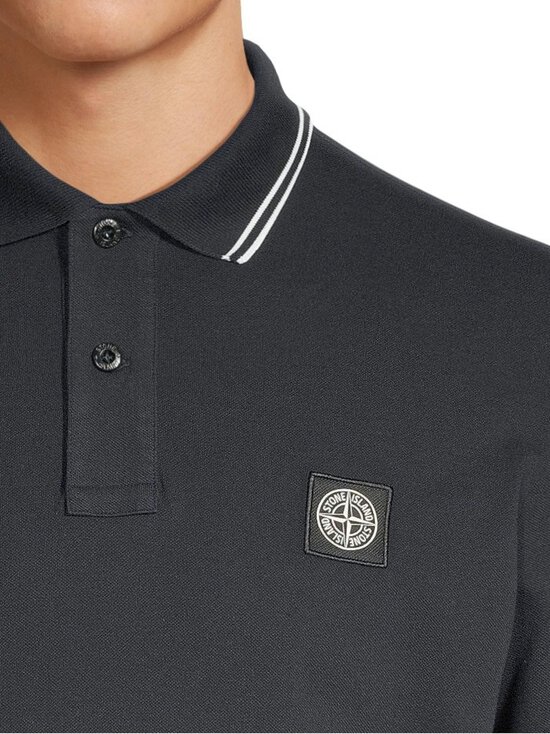 Stone Island - Logo-pikeepaita - V0020 NAVY BLUE | Stockmann - photo 4