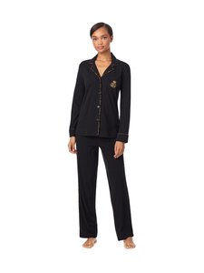 Lauren Ralph Lauren - Pidžaama Notch Collar - 001 BLACK | Stockmann