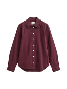 GANT - Regular Classic Frill -kauluspaita - 667 DARKENED WINE | Stockmann