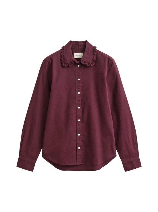 GANT - Regular Classic Frill -kauluspaita - 667 DARKENED WINE | Stockmann - photo 1