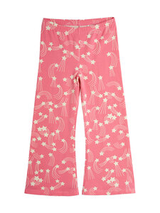 Mini Rodini - Starfall Flared -trikoohousut - 28 PINK | Stockmann