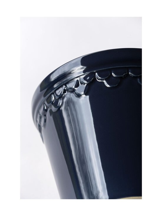 Bergs Potter - Køpenhavner Glazed Sapphire Blue -ruukku ja aluslautanen 14 cm - SAPPHIRE BLUE SAPPHIRE BLUE | Stockmann - photo 3