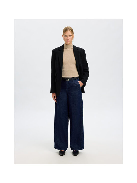 Selected - SlfExtra Wide Mella Bora džinsi - DARK BLUE DENIM | Stockmann - photo 4