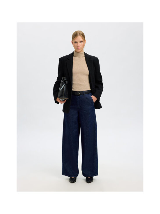Selected - SlfExtra Wide Mella Bora džinsi - DARK BLUE DENIM | Stockmann - photo 5