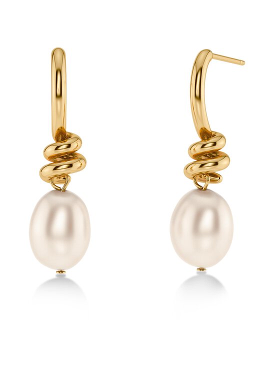 Edblad - Swivel S apzeltīti pērļu auskari - GOLD | Stockmann - photo 1