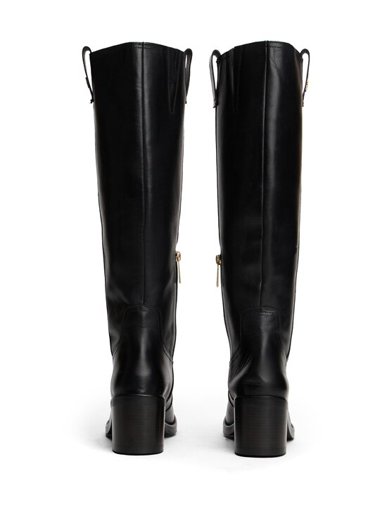 Tommy Hilfiger - Kõrge säärega nahksaapad Riding Block Heel - BDS BLACK | Stockmann - photo 3