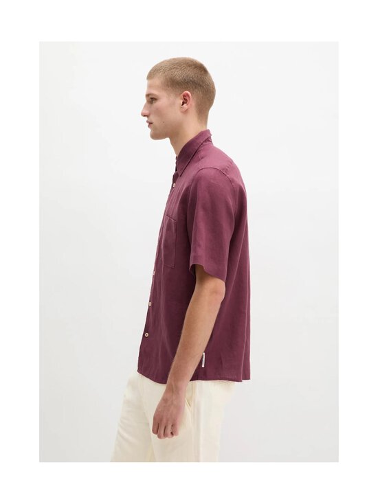 Marc O'Polo - Lühikeste varrukatega triiksärk Kent Collar - 6878 ACAI RED | Stockmann - photo 4