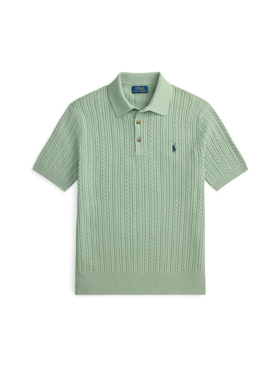 Polo Ralph Lauren - Palmikmustriga kootud polosärk - LIGHT GREEN | Stockmann - photo 1