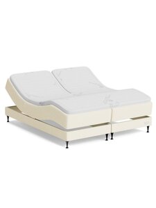Carpe Diem Beds - Marstrand-moottorisänky Premium Split / Skye-kangas chalk 180 x 210 cm / medium - firm - BEIGE | Stockmann