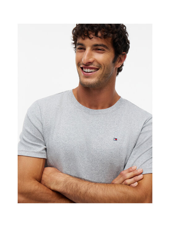 Tommy Hilfiger - Short Cotton Printed -pyjama - 06I WHITE/LINEAR FLAG GRD | Stockmann - photo 3