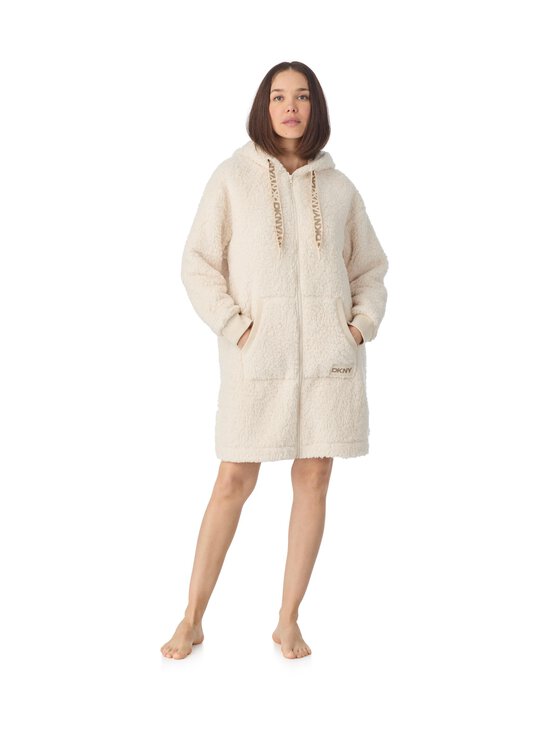 Dkny - L/S Hooded Zip Robe Dkny - BEIGE | Stockmann - photo 1