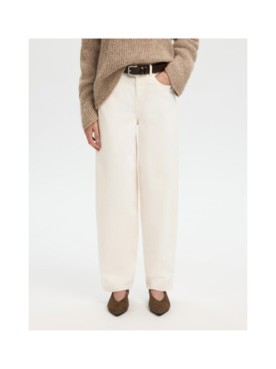 Selected - SlfBarrel Ebba High Waist -farkut - EGRET | Stockmann - photo 2