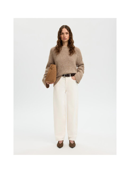 Selected - SlfBarrel Ebba High Waist -farkut - EGRET | Stockmann - photo 4