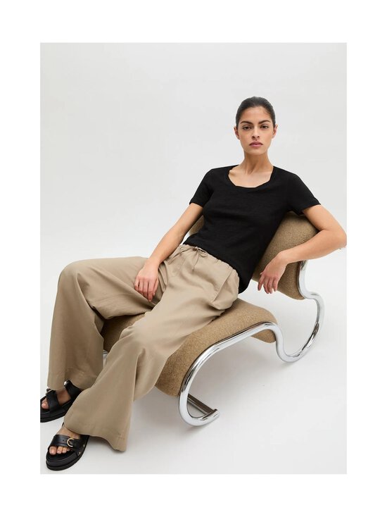 Marc O'Polo - T-särk Deep Round Neck - 990 BLACK | Stockmann - photo 6