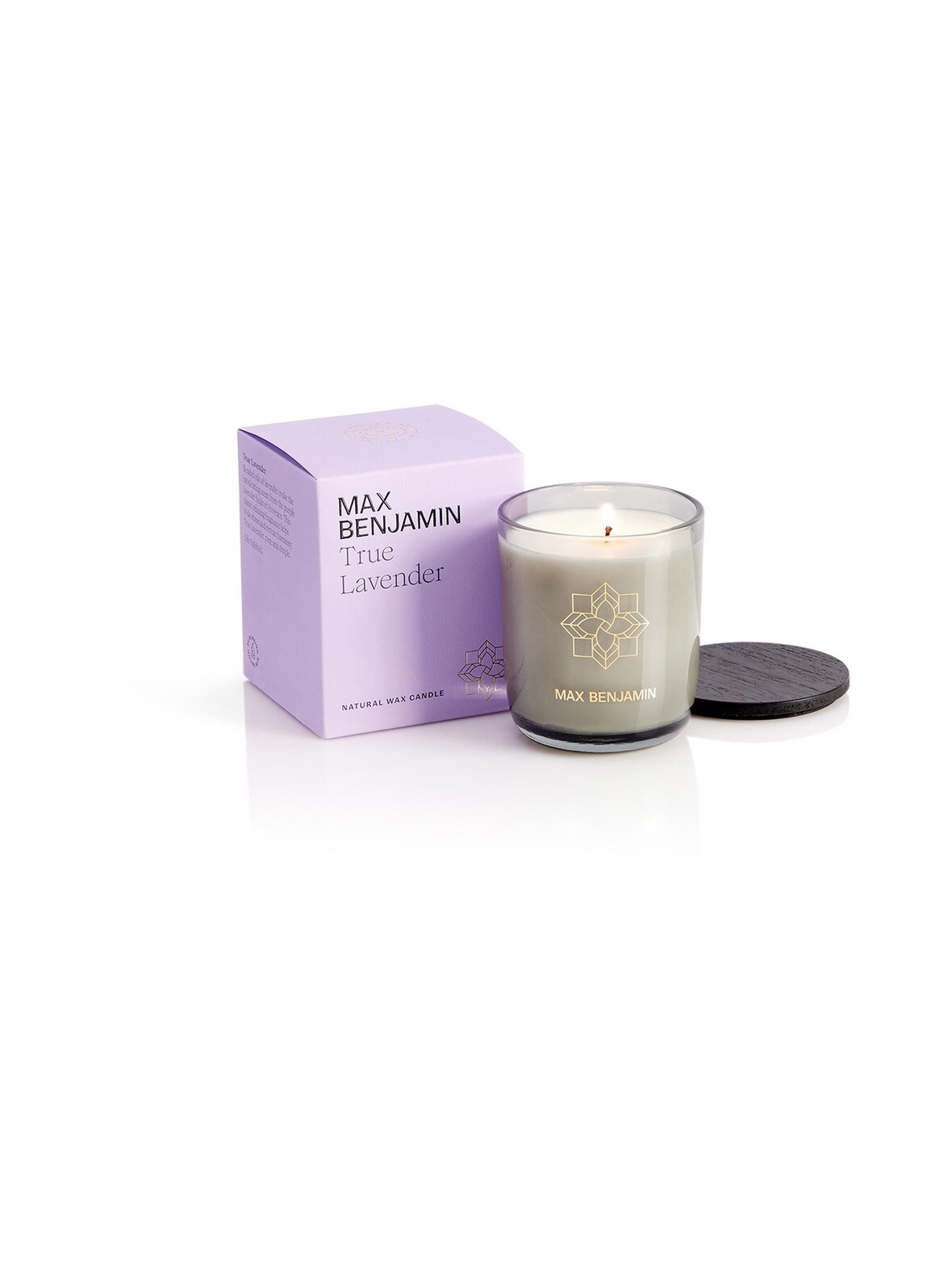 True Lavender -luksuskynttilä kannella 210 g