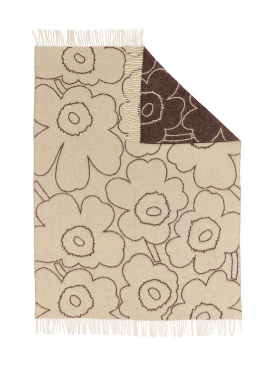 Marimekko - Piirto Unikko -huopa - 190 OFF WHITE, MOLE | Stockmann - photo 1