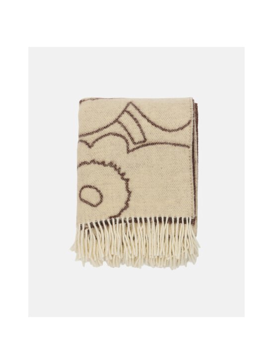 Marimekko - Piirto Unikko -huopa - 190 OFF WHITE, MOLE | Stockmann - photo 2