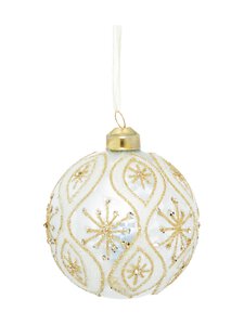 Villa Stockmann - Silver Structue -joulukoriste - WHITE | Stockmann