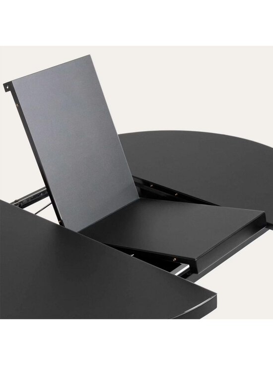 Kave Home - Vashti -jatkettava ruokapöytä musta 120/160 cm - BLACK | Stockmann - photo 3