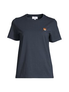 Maison Kitsuné - Fox Head Patch t-paita - 0413 CLASSIC NAVY | Stockmann