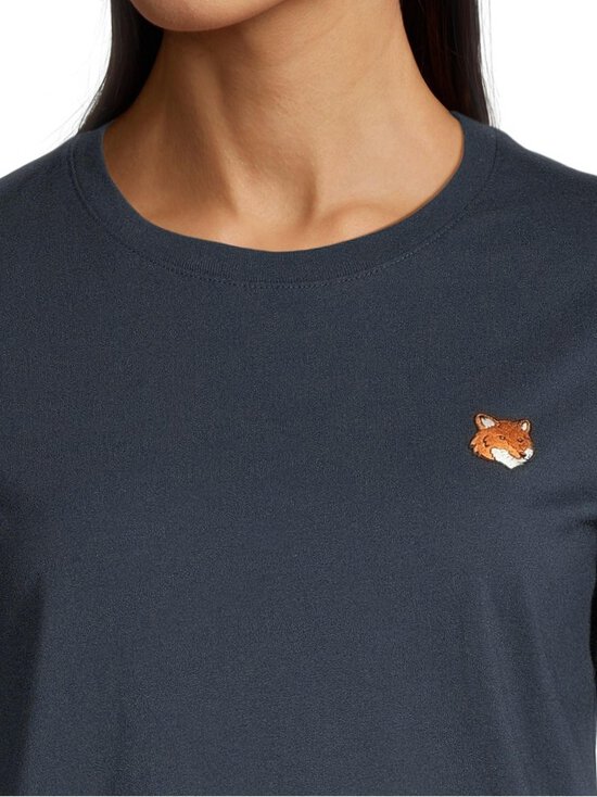 Maison Kitsuné - Fox Head Patch t-paita - 0413 CLASSIC NAVY | Stockmann - photo 4