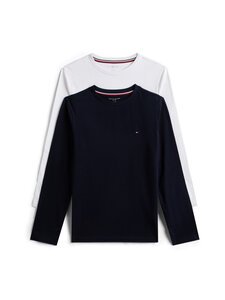 Tommy Hilfiger - Kokvilnas krekli, 2 gab. komplekts - 0S0 NAVY BLUE/WHITE | Stockmann