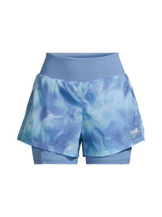 Casall - Breeze Printed Running  -shortsit - 883 BREEZE BLUE SHADOW | Stockmann - photo 1