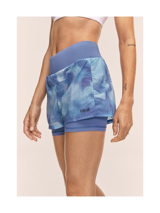 Casall - Breeze Printed Running  -shortsit - 883 BREEZE BLUE SHADOW | Stockmann - photo 4