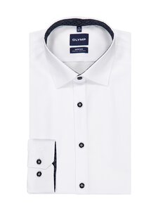 Olymp - Super Slim Solid -kauluspaita - 00 WEISS | Stockmann