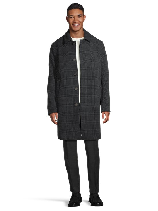 CONSTRUE - Sicily-villasekoitetakki - DK. GREY CHECK | Stockmann - photo 4