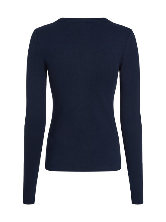 Tommy Hilfiger - Slim Henley -trikoopaita - C1G DARK NIGHT NAVY - photo 2 Tommy Hilfiger - Slim Henley -trikoopaita - C1G DARK NIGHT NAVY | Stockmann - photo 2