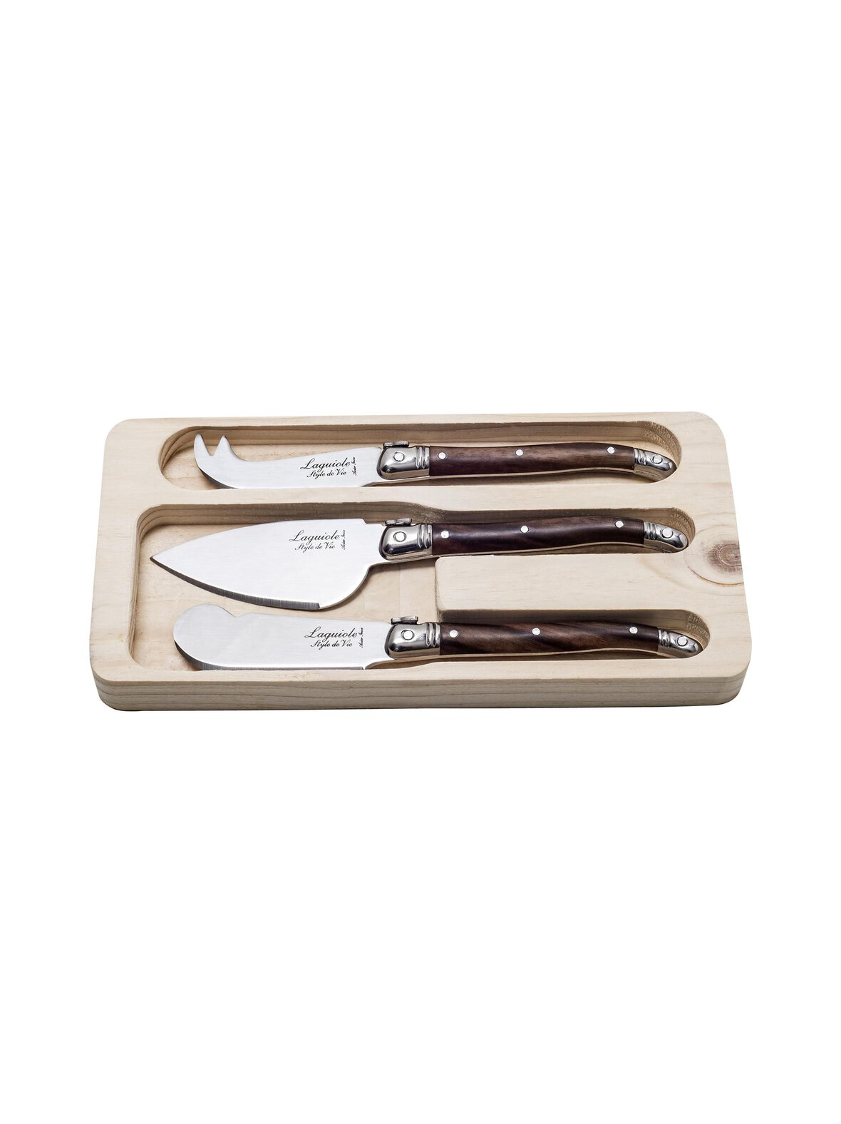 Dark wood set -juustoveitsisetti 3 kpl