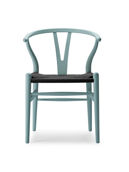 Carl Hansen & Søn - CH24 Wishbone -tuoli musta istuin soft Pewter Blue - BLUE | Stockmann - photo 1