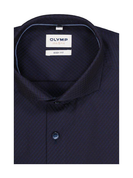 Olymp - Body Fit Jacqard krekls ar apkakli - 18 MARINE | Stockmann - photo 2