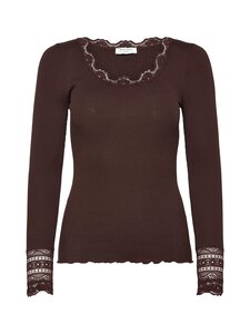 Rosemunde - Benita-silkkipuuvillapaita - 856 BROWN | Stockmann