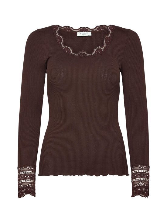 Rosemunde - Benita-silkkipuuvillapaita - 856 BROWN | Stockmann - photo 1
