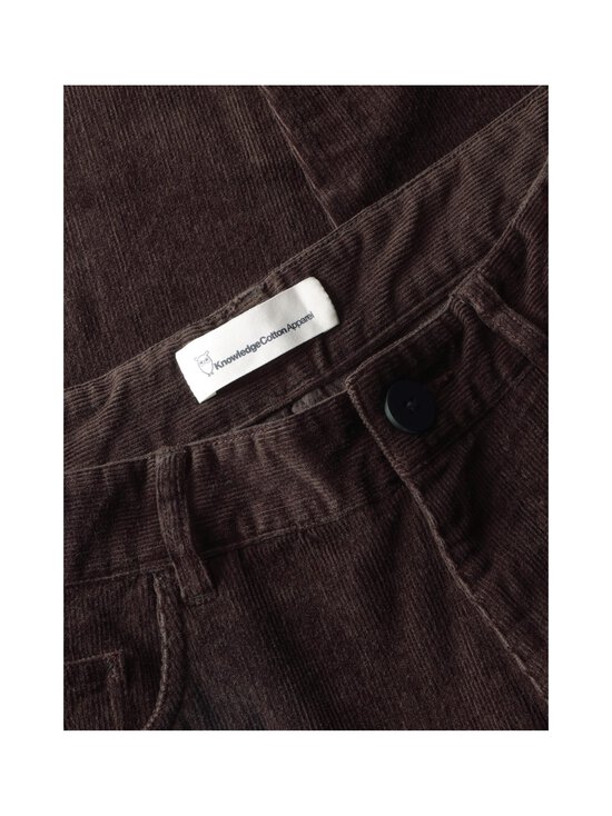 Knowledge Cotton Apparel - Chuck Regular -vakosamettihousut - 1487 CHOCOLATE TORTE | Stockmann - photo 4