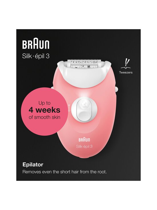 Braun - Silk-épil 3 -epilaattori - WHITE - photo 2 Braun - Silk-épil 3 -epilaattori - WHITE | Stockmann - photo 2