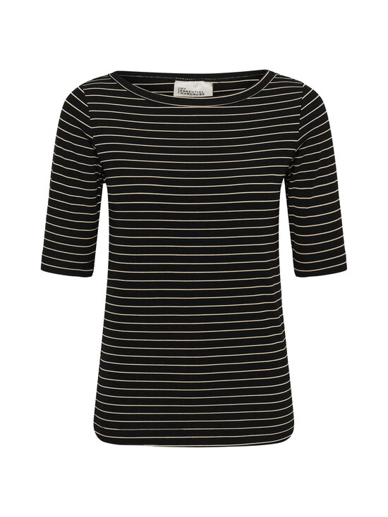 MY ESSENTIAL WARDROBE - Trikotaažsärk MWKallura Boatneck - 100 BLACK W. OATMEAL STRIPE | Stockmann - photo 1