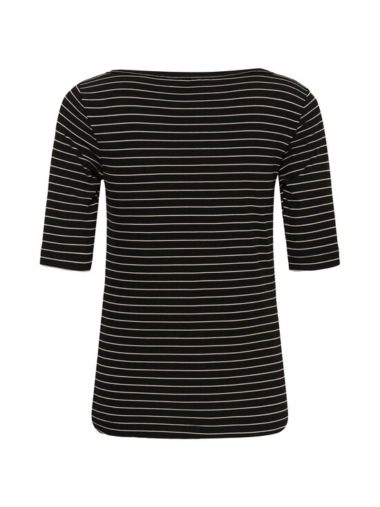 MY ESSENTIAL WARDROBE - Trikotaažsärk MWKallura Boatneck - 100 BLACK W. OATMEAL STRIPE | Stockmann - photo 2