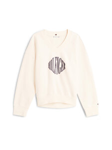 Tommy Hilfiger - Varsity V-neck Fleece -collegepaita - AEF CALICO | Stockmann