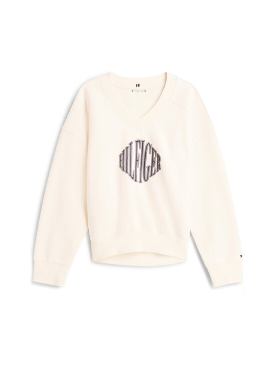 Tommy Hilfiger - Varsity V-neck Fleece -collegepaita - AEF CALICO | Stockmann - photo 1