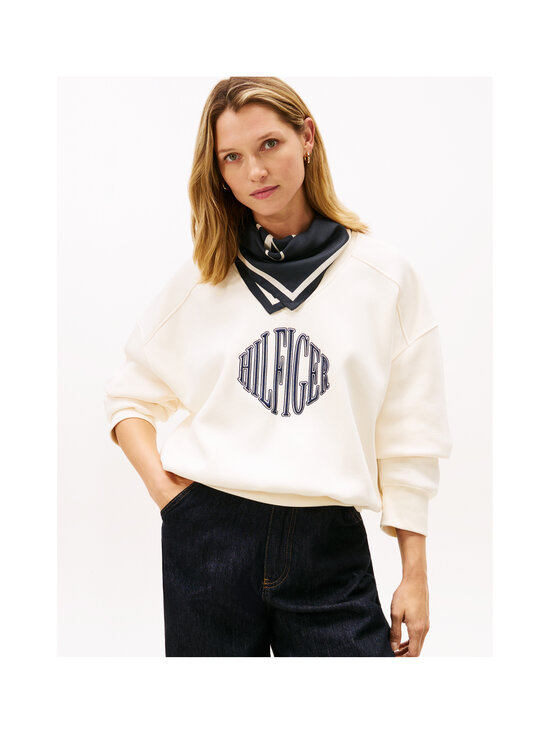 Tommy Hilfiger - Varsity V-neck Fleece -collegepaita - AEF CALICO | Stockmann - photo 3